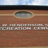 Henderson Sign on the Gym Outside Wall